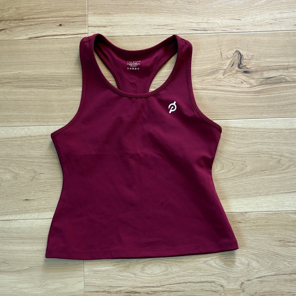Peloton Women's Deep Red Racerback Tank